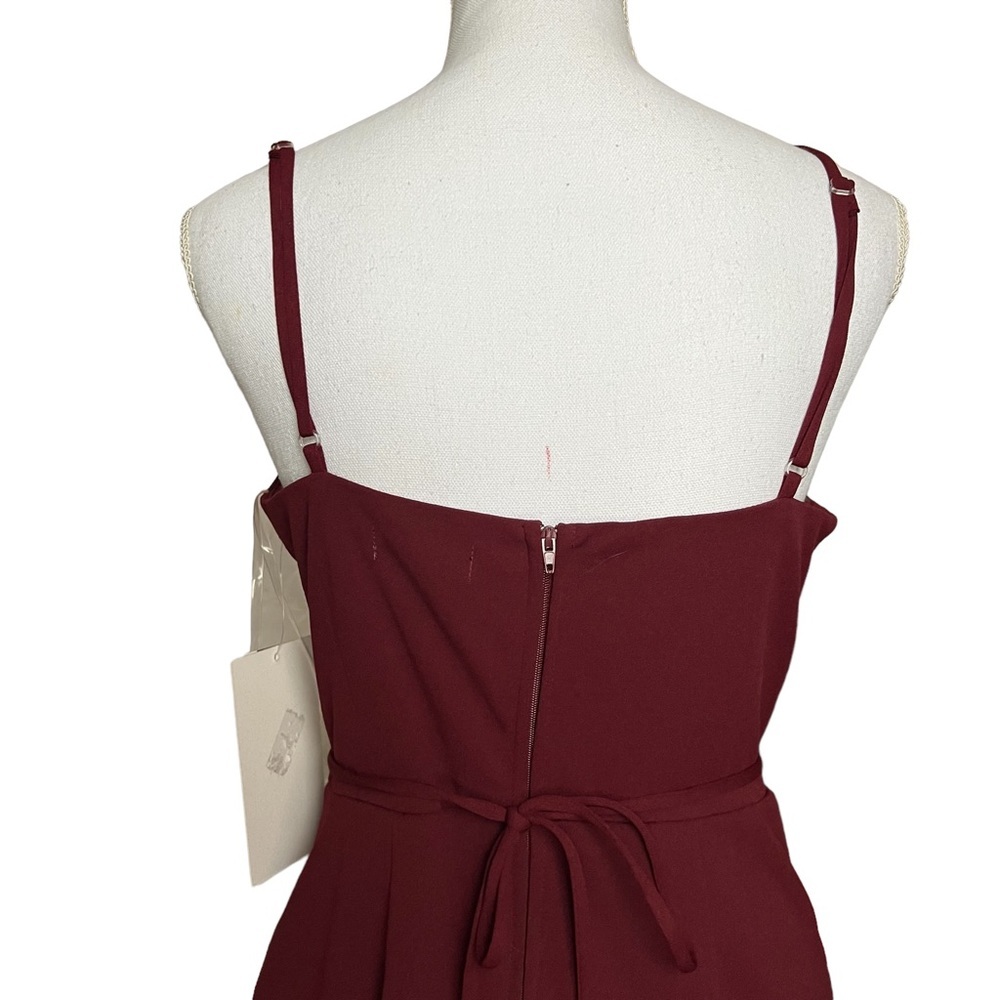 Honey & Rosie Dress Size Large Burgundy Red‎ Bodycon New - Picture 5 of 11